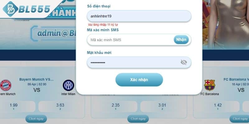 Cách đăng nhập BL555 khi không thể truy cập link chính thức