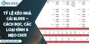 Tỷ Lệ Kèo Nhà Cái BL555 - Cách Đọc, Các Loại Hình & Mẹo Chơi